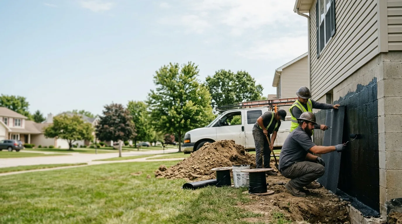 Basement Waterproofing in Redmon, IL near me